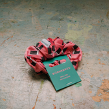 Pink 'Pints' Satin Scrunchie
