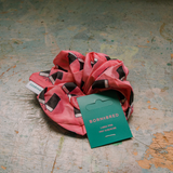 Pink 'Pints' Satin Scrunchie