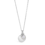 Absolute Sterling Silver Birthstone Disc Pendant_10010