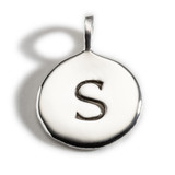 Enibas Anam Sterling Silver Initial Charm_10021