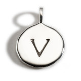 Enibas Anam Sterling Silver Initial Charm_10024