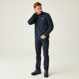 Regatta Men's Thompson Lightweight Half Zip Fleece Navy_1