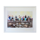 "Aprés Swim Sandycove" Framed Print
