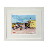 "Worth Waiting For! Teddy's Ice Cream" Framed Print
