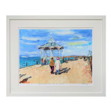 Ruth Moloney "Winter Romance on the Pier" Framed Print_10001