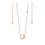 Tipperary Crystal Rose Gold Initial Pendant _10015