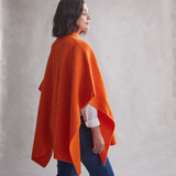 Sheila Horseshoe Cable Aran Poncho_10009