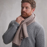 Frederick Honeycomb Aran Scarf_10009