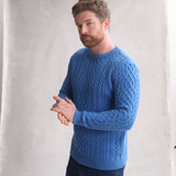 Martin Interlinking Cable Crew Neck Aran Sweater_10002