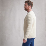 Martin Interlinking Cable Crew Neck Aran Sweater_10008