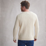 Martin Interlinking Cable Crew Neck Aran Sweater_10009