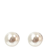 Absolute White Pearl Stud Earrings_10002