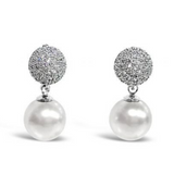 Absolute Crystal Encrusted Grey Pearl Earrings_10002