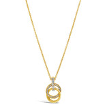 Absolute Gold Crystal Circle Pendant_10002