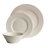 Belleek Living Ripple 12 Piece Porcelain Dinner Set _10001