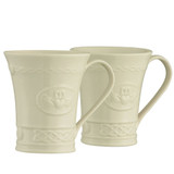 Belleek Claddagh Set of 2 Mugs_10002