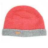 Erin Crochet Ladies Turn Up Hat Raspberry_10002