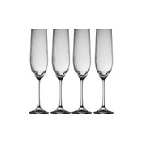 Galway Crystal Erne Set of 4 Flute Set _10002