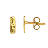 Juvi Horizon Gold Flat Bar Studs_10001