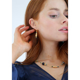 K Kajoux Athena Azure Short Earrings_10002