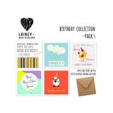 Lainey K Birthday Set of 5 Greeting Cards_10001
