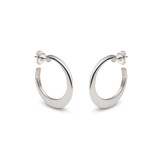 Circle of Dreams Small Silver Hoop Earrings