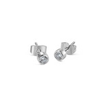 Newbridge Clear Stone Stud Earrings_10002