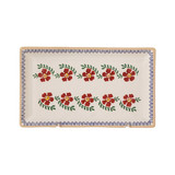 Medium Rectangle Plate Old Rose