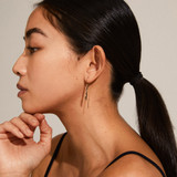 Pilgrim Alberte Teardrop Pendant Chain Earrings Gold-plated_10002