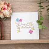 Ruby Doodle Happy Anniversary Floral Card_10003