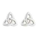 Solvar Sterling Silver Tiny Trinity Knot Stud Earrings_10001