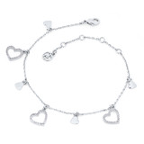 Tipperary Crystal Silver Heart Icon Bracelet_10001