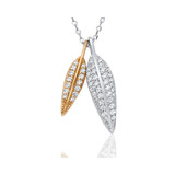 Waterford Jewellery Crystal Leaf Pendant_10001