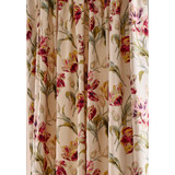Laura Ashley Gosford Cranberry Lined Set of 2 Curtains - 162cm x 183cm _10002