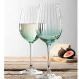 Galway Crystal Erne Aqua Set of 2 Wine Glasses_10001
