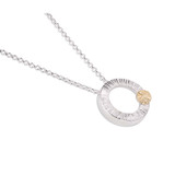 Garrett Mallon Radanta Large Pendant in Sterling Silver & 9ct Gold_10001