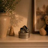 Baby Girl Booties Trinket Box