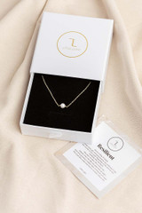Little Light Resilient Solitaire Fresh Water Pearl Gold Chain_10003