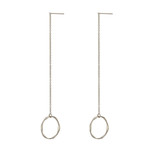 Loinnir Jewellery Sterling Silver Tumulus Threader Earrings_10001