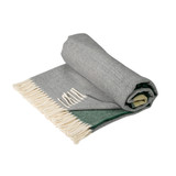 McNutt of Donegal Dublin Champion Green Supersoft Lambswool Throw_10006