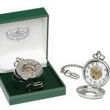 Mullingar Pewter Gents Mechanical Pocket Watch Kells Pattern_10001