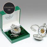 Gents Mechanical Pocket Watch Kells Birds