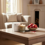 White Pomegranate Luxury Candle & Lid