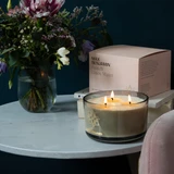Max Benjamin French Linen Water Luxury 3 Wick Candle & Lid _10002