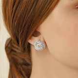 Newbridge Twist Earrings Clear Stones_10001