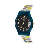 Orla Kiely Bobby Analog Navy Quartz Watch with Plastic Strap_10003