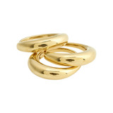 Pilgrim Be Ring 3 In 1 Set Gold_10001