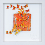 Rebeka Kahn 'Smile'  26cm x 26cm