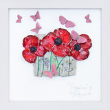 Rebeka Kahn 'Poppies' 26cm x 26cm