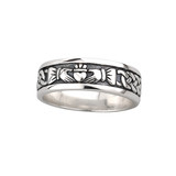 Solvar Celtic Knot & Claddagh Design Ring _10001
